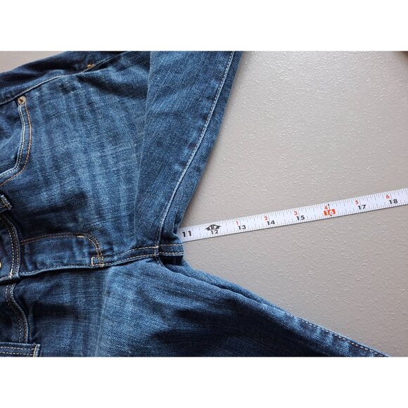 American Eagle Slim Boot Denim Jeans Womens Size 8 Regular Blue Medium Wash - Picture 8 of 8